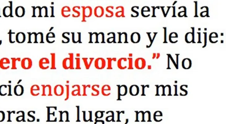 Le pide el divorcio a su esposa y queda en show con la respuesta...