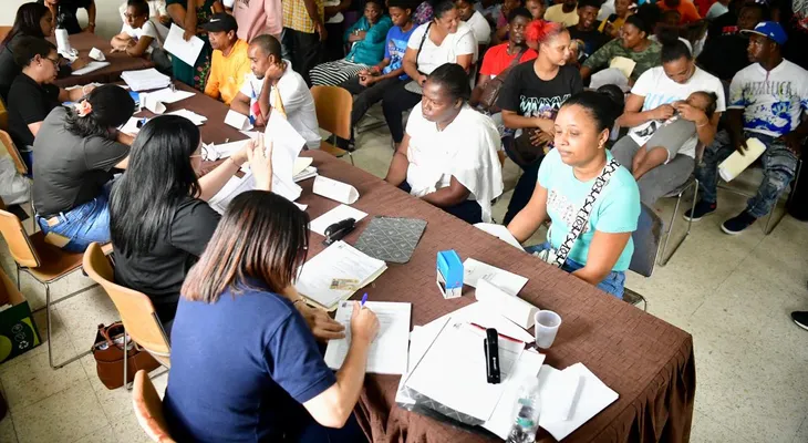 JCE beneficia a 1,762 ciudadanos en Bajos de Haina durante la "Semana de los Registros Civiles de AL y el Caribe"