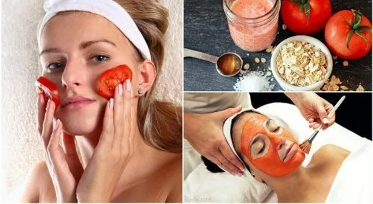 El tomate: Contra el acné; como crema para las manos, para el cabello y mascarilla exfoliante
