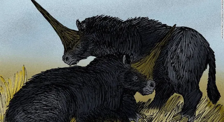 Encuentran restos de un verdadero unicornio? y no era tan bonito como creíamos