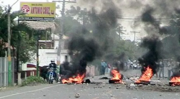 Dos heridos en protesta en San Francisco de Macorís