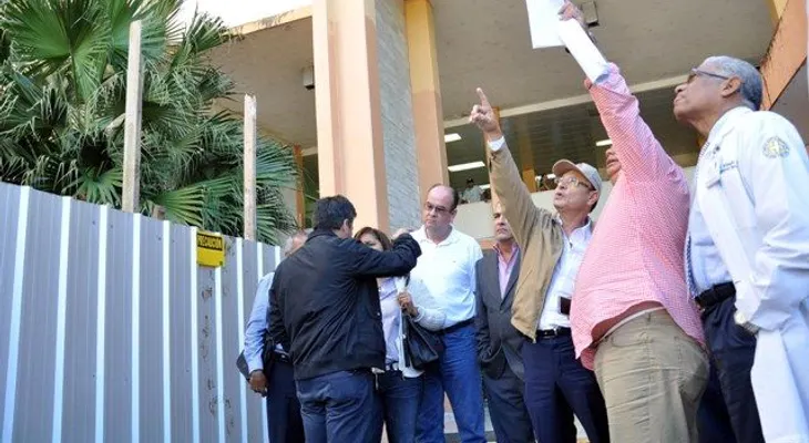 OISOE supervisa trabajos remodelación Hospital José María Cabral y Báez en Santiago