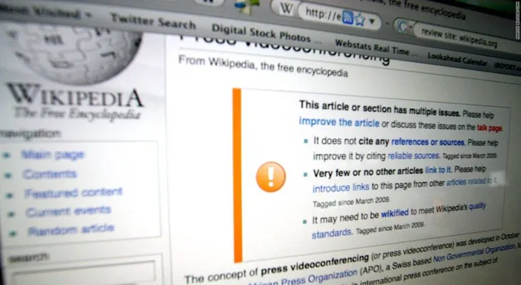 Científicos revelan artículos de Wikipedia que tienen información falsa debido a?sabotaje