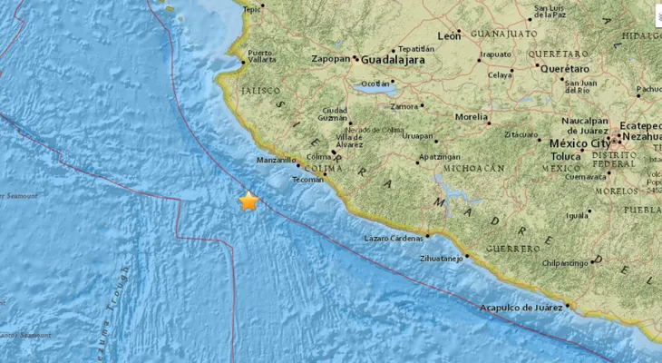 Sismo de 6,2 sacude las costas de México, según USGS