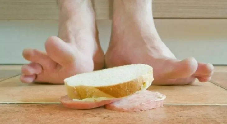 ¿Cuánto tarda un alimento en contaminarse tras caer?.