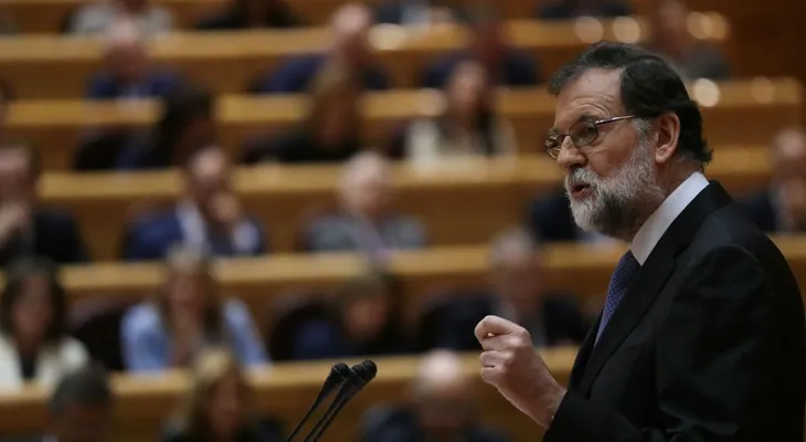 Mariano Rajoy pidió al Senado la autorización para destituir al presidente catalán y convocar elecciones regionales