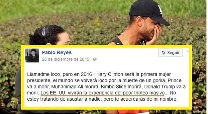 Un joven predijo la masacre en el bar gay en Orlando y también Donald Trump morirá pronto...
