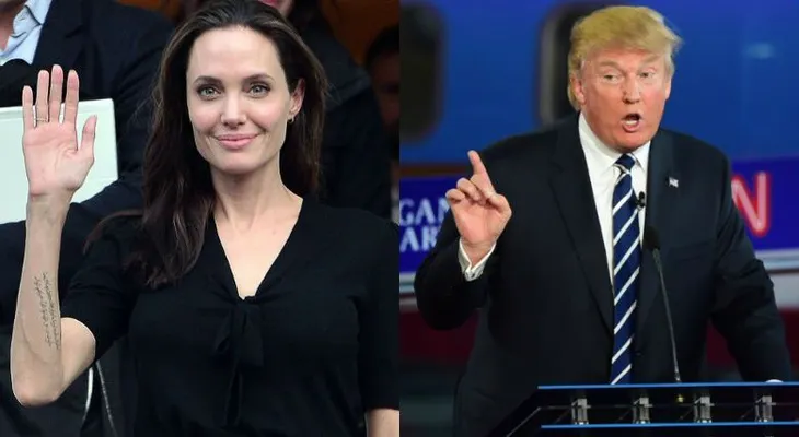 Qué piensa Angelina Jolie sobre Donald Trump