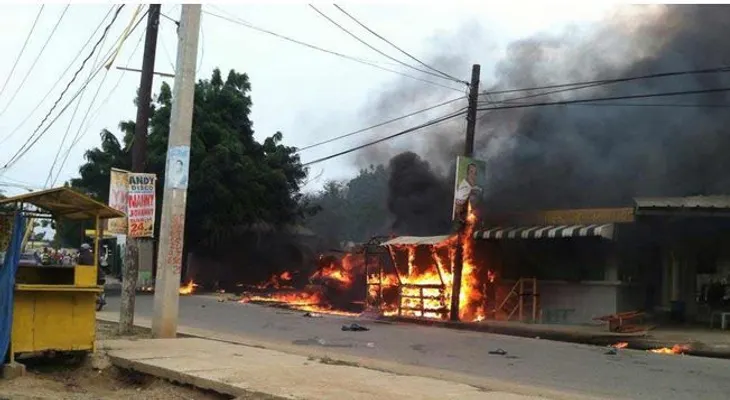 Suman dos muertos y tres heridos al estallar un tanque de gasoil en Montecristi