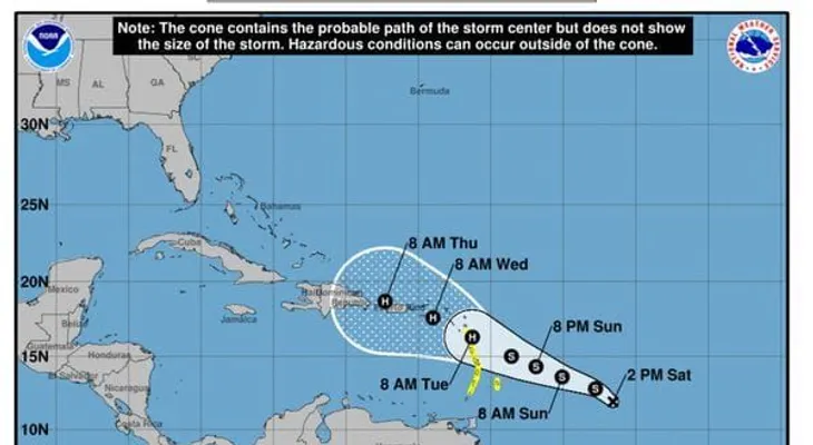 Puerto Rico advierte tormenta María es una "amenaza seria"