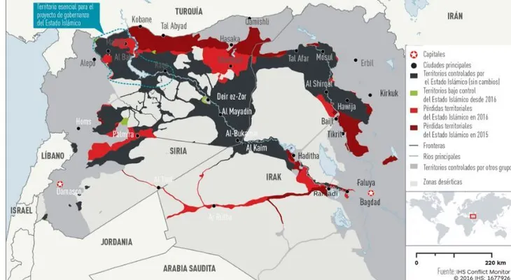 El mapa que el Estado Islámico no quiere que el mundo vea