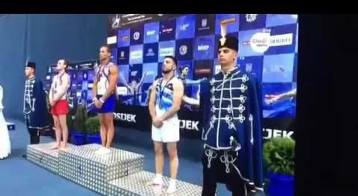 Dominicano Audrys Nin gana oro en mundial de gimnasia celebrado en Croacia