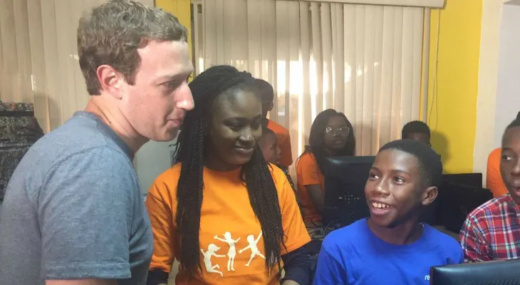 Mark Zuckerberg se preocupa por el progreso de África
