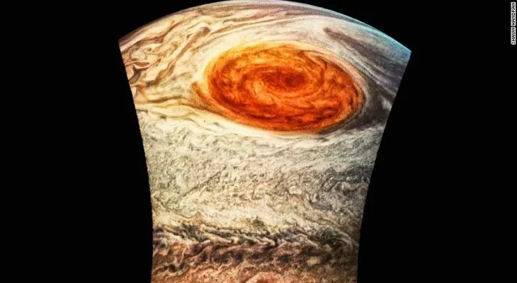 La NASA revela nuevas fotografías de Júpiter y su Gran Mancha Roja