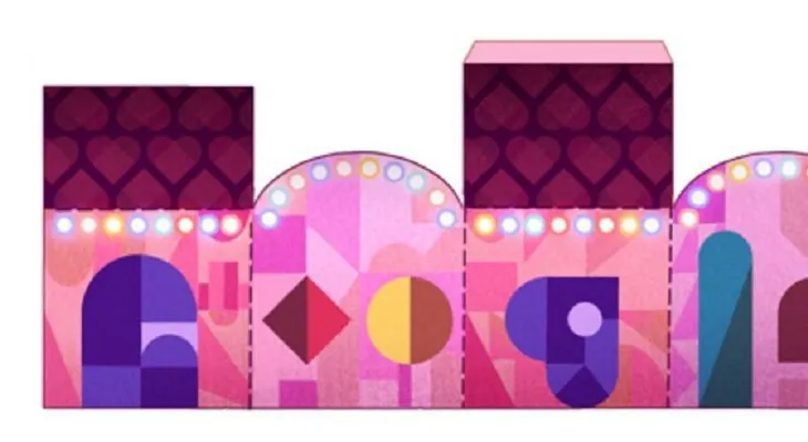 Google presenta un colorido doodle para celebrar la Navidad