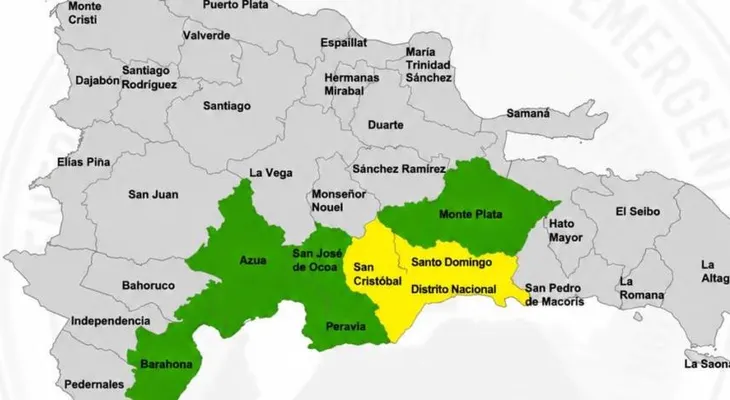 COE eleva alertas a ocho provincias por onda tropical sobre Haití