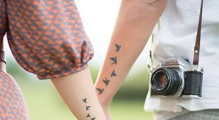 30 tatuajes para parejas perfectos para lucir los dos