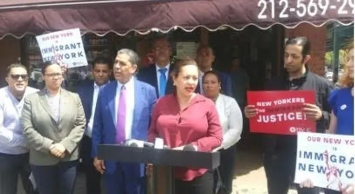 Senadora estatal dominicana Marisol Alcántara llama cerrar negocios apoyo inmigrantes