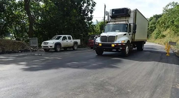 MOPC concluye trabajos alcantarillado en Km 36 autopista Duarte