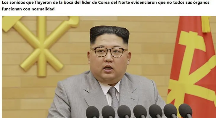 Kim Jong-un y su grave problema de salud que reveló su discurso de Año Nuevo