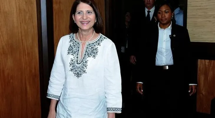 Primera Dama Panamá, Marta Linares de Martinelli, llega a RD