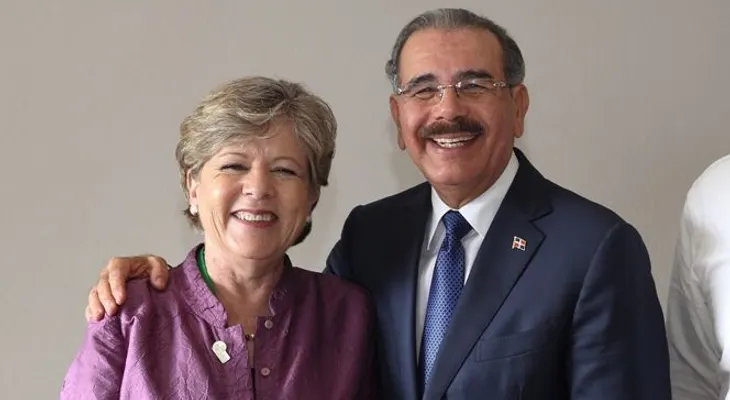 Danilo Medina se reúne con secretaria ejecutiva CEPAL