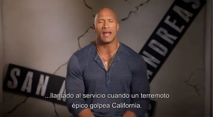 La Roca envía emotivo saludo a los bomberos