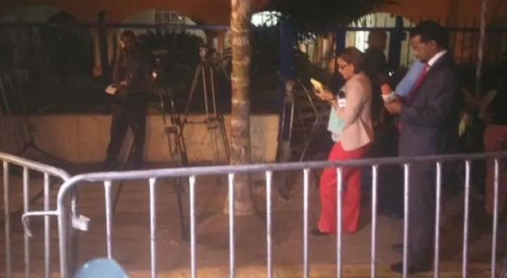 Seguridad coloca vallas en reunión Comité Político PLD
