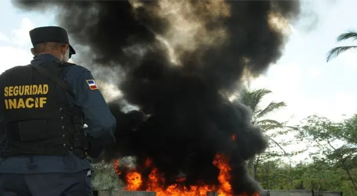 Procuraduría incinera más de 164 kilos de drogas