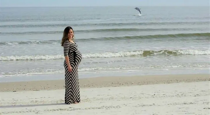 Él tomó una foto de su mujer embarazada. Pero cuando vieron la imágen?