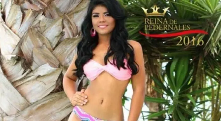Muere reina de belleza en sismo de Ecuador