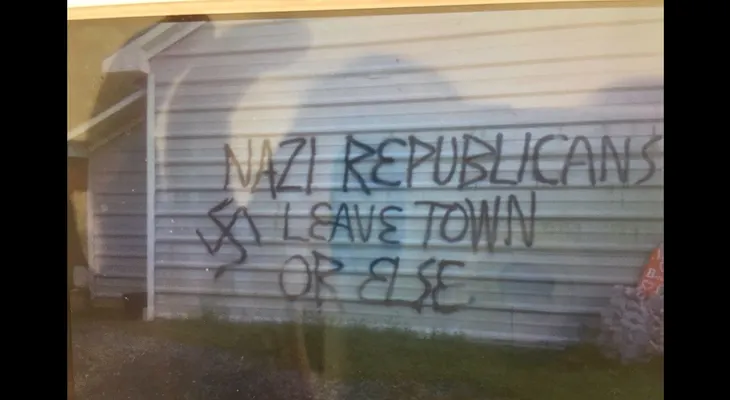 Vandalizan una oficina del Partido Republicano en Carolina del Norte