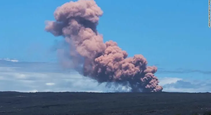 USGS advierte de "potencial de erupción explosiva" del volcán Kilauea