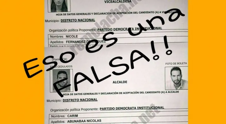 Hija de Leonel niega acompañará en la boleta al Príncipe Karim