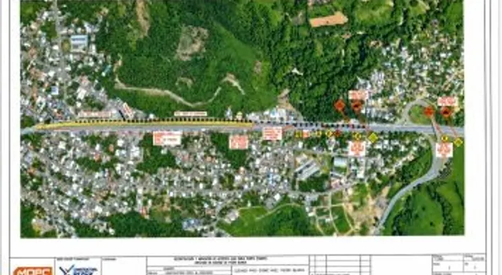 MOPC cerrará rampas del elevado de Piedra Blanca en dos etapas por trabajos en la Autopista Duarte