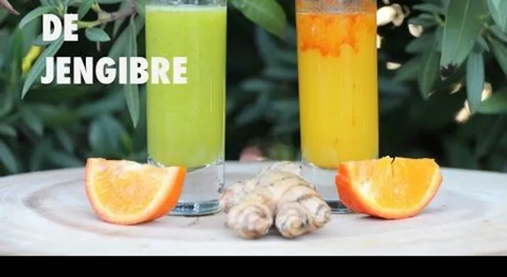 Shots de Jengibre para Desinflamar y Reforzar el Sistema Inmunologico