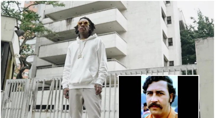 Polémica en Colombia por la visita del rapero Wiz Khalifa a la tumba de Pablo Escobar