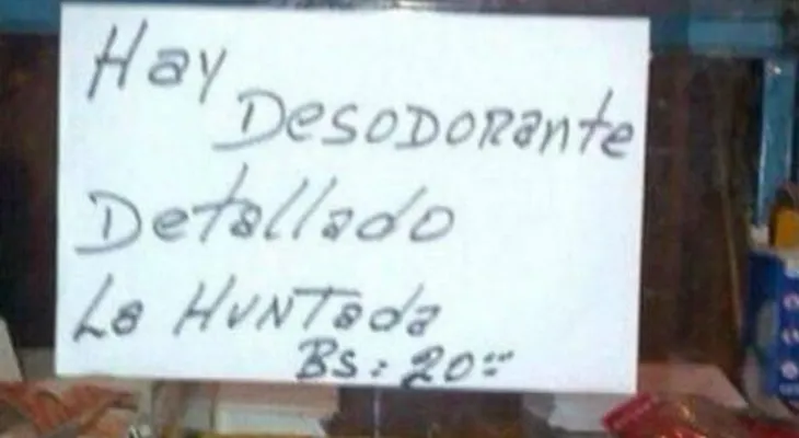 La crisis en Venezuela es tan fuerte que se paga por "untada" de desodorante
