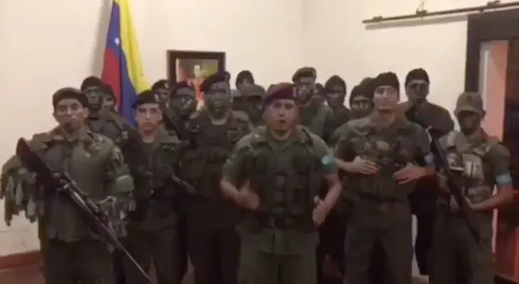Lo que sabemos hasta ahora de la sublevación militar frustrada en Venezuela