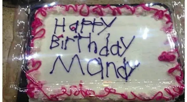 Esta foto de un inusual pastel de cumpleaños se vuelve viral 