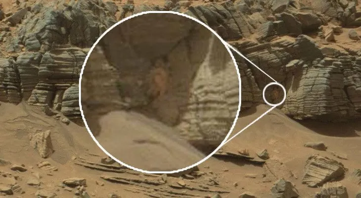 La NASA publica la foto de un 'gigantesco cangrejo espacial' en Marte