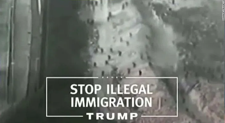 VIDEO de Trump sobre inmigración muestra imágenes... de la frontera de Marruecos