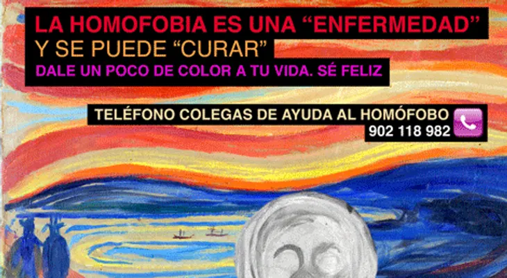 La homofobia es una enfermedad y tiene cura