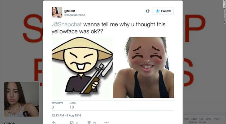 Snapchat desata polémica por filtro "racista"