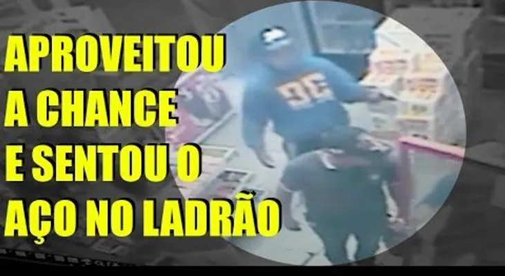 IMAGENES FUERTES: (18+) El dramático final de un joven atracador en una tienda