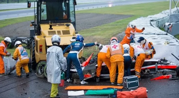 Japon Accidente Jules Bianchi  (Video)