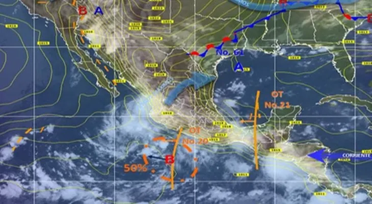 Lluvias seguirá hasta el miércoles en el país 