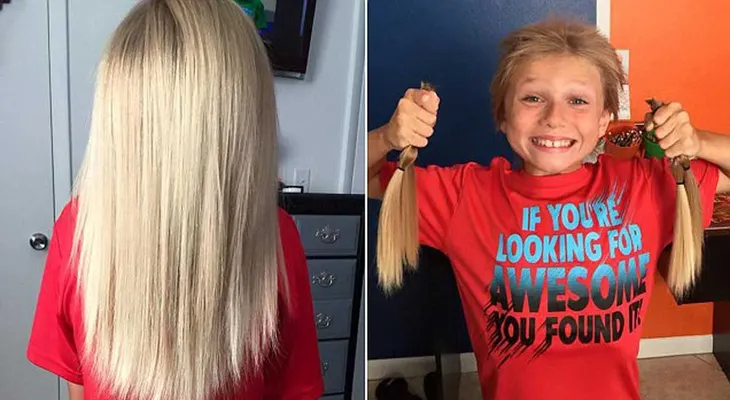 Soportó burlas por 2 años mientras dejó crecer su cabello para donarlo a chicos con cáncer