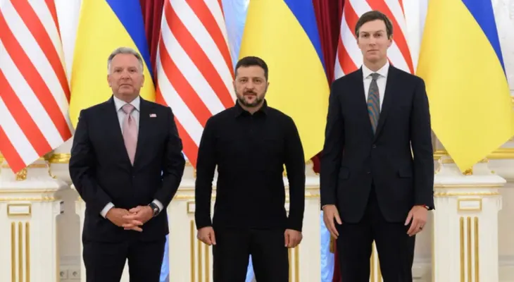 Emisarios de EE.UU. se reúnen con Zelenski para reactivar el diálogo de paz con Rusia