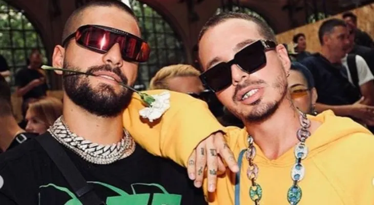 Maluma y J Balvin, colombianos que imponen su tendencia el Fashion Week en París